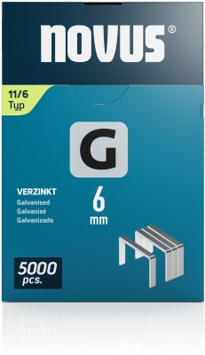 Capse Novus sarma plata, G tip 11, 6 mm, 5000 buc/cutie